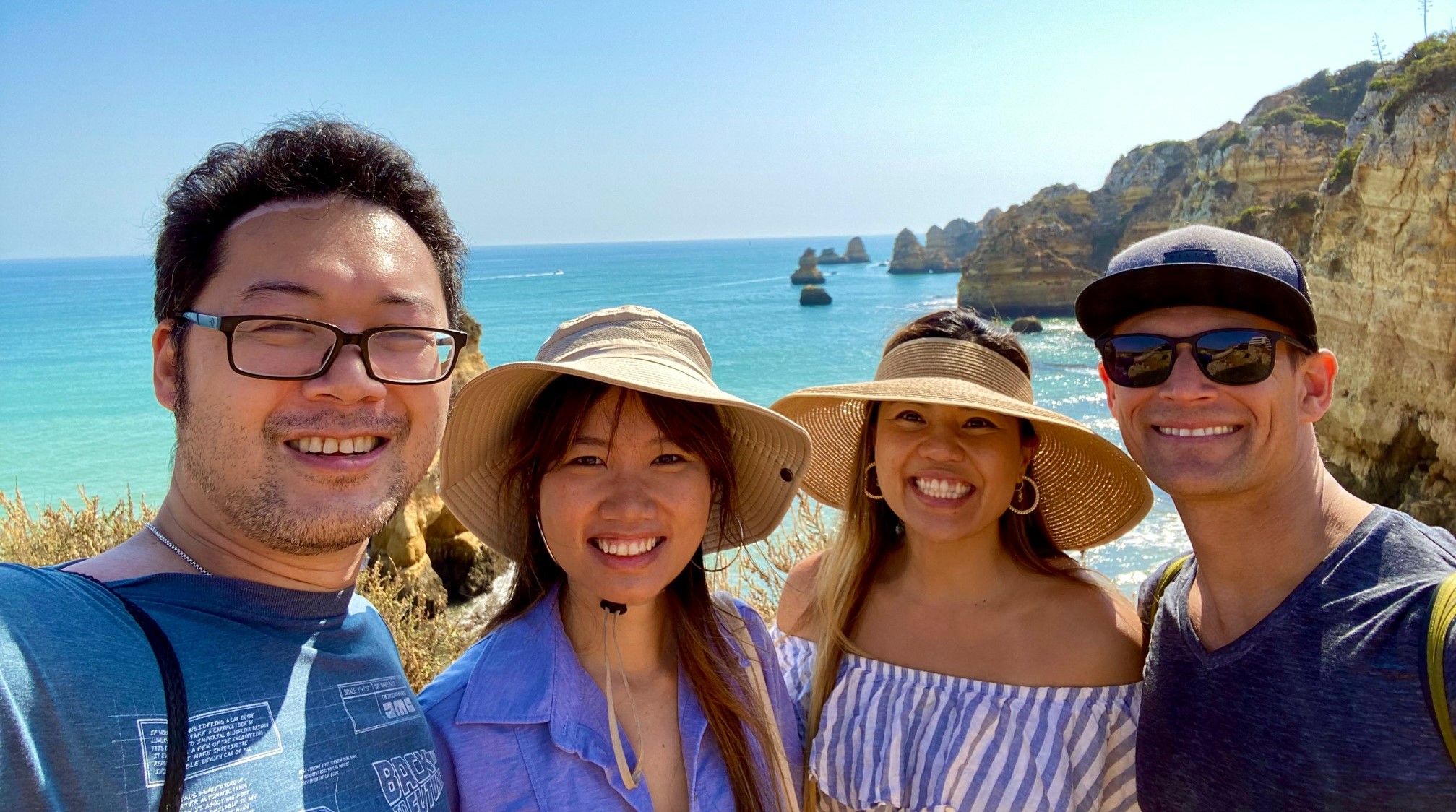 Lagos, Faro, Portugal – Day 15 (Church of St. Anthony, Fort of Nossa Senhora da Penha de França, Beach Hike, Pom Pom Bagels, No Time to Die, and Casinha do Petisco with Andy and Joey)