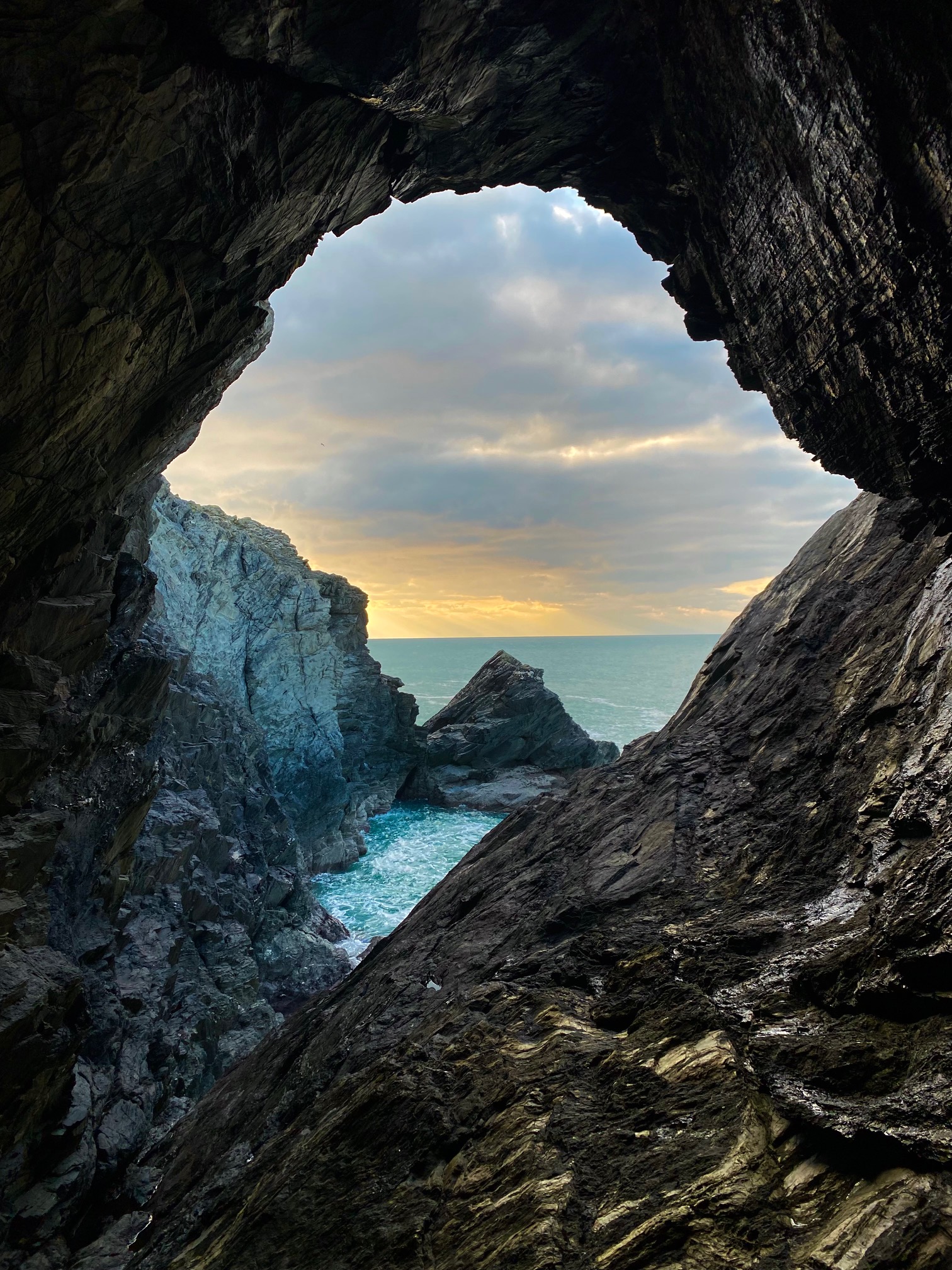Pentire Point West & Polly Joke, Cornwall, UK